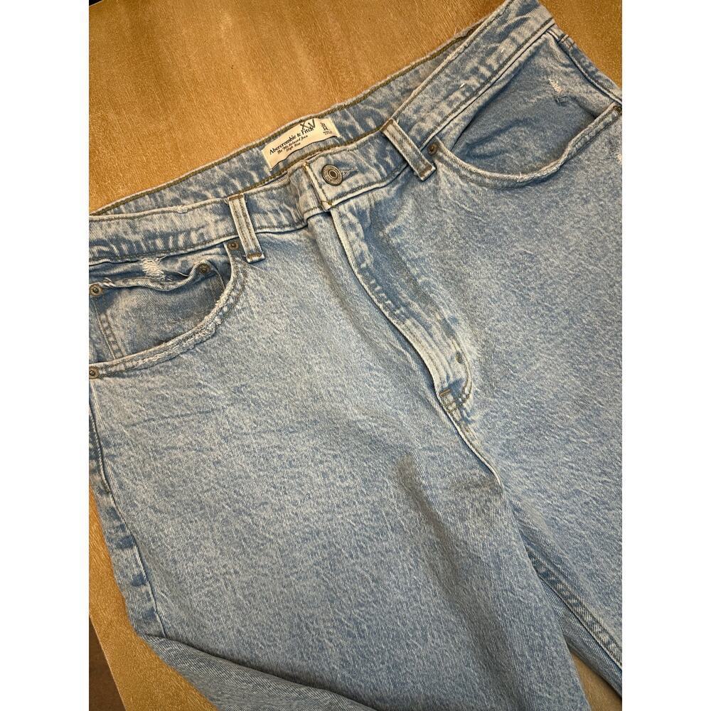 Abercrombie & Fitch The 90s Relaxed High Rise jeans 32/14L - Picture 2 of 6